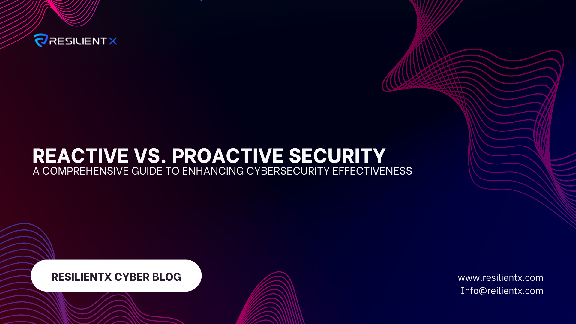 Reactive vs Proactive Security A Comprehensive Guide to Enhancing Cybersecurity-Effectiveness